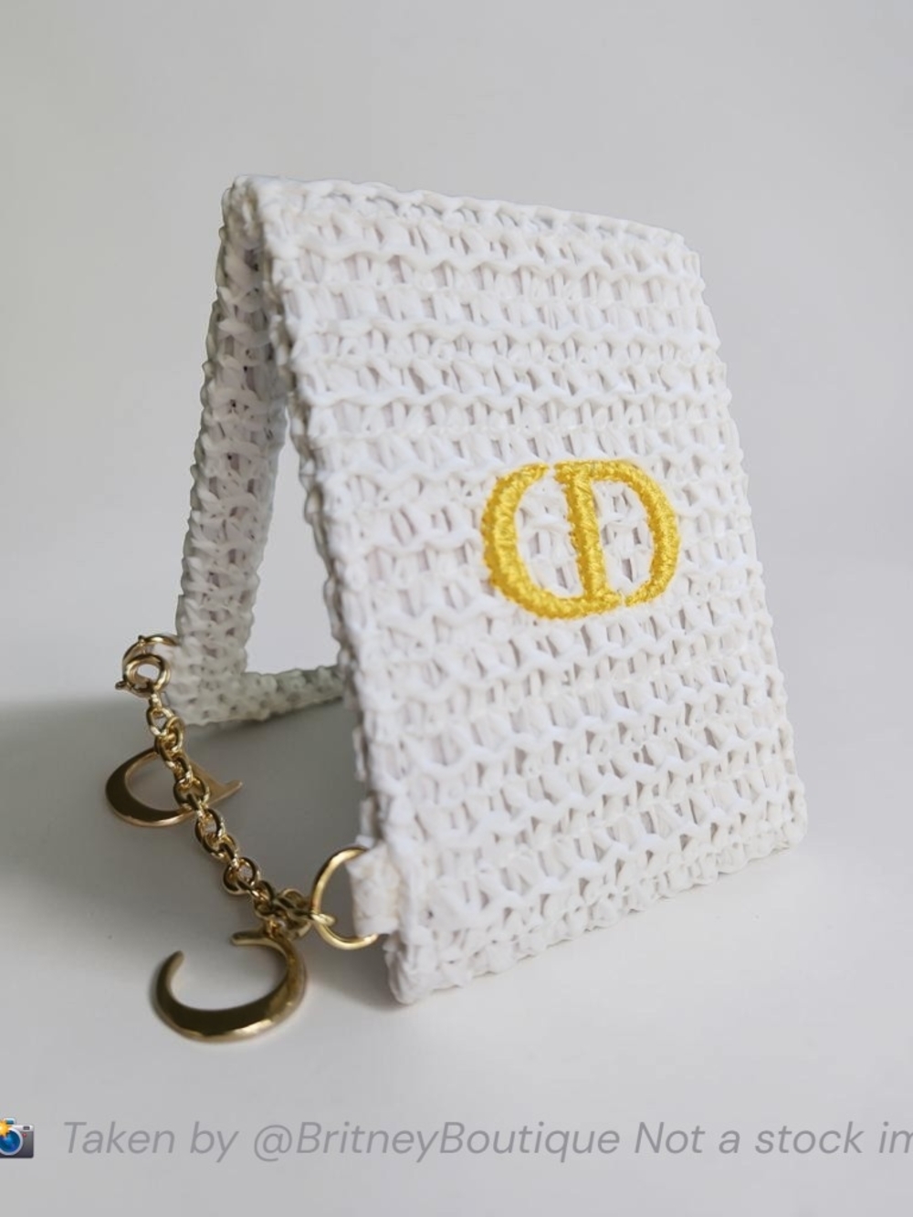 LIMITED EDITION Dior Raffia Makeup Mirror